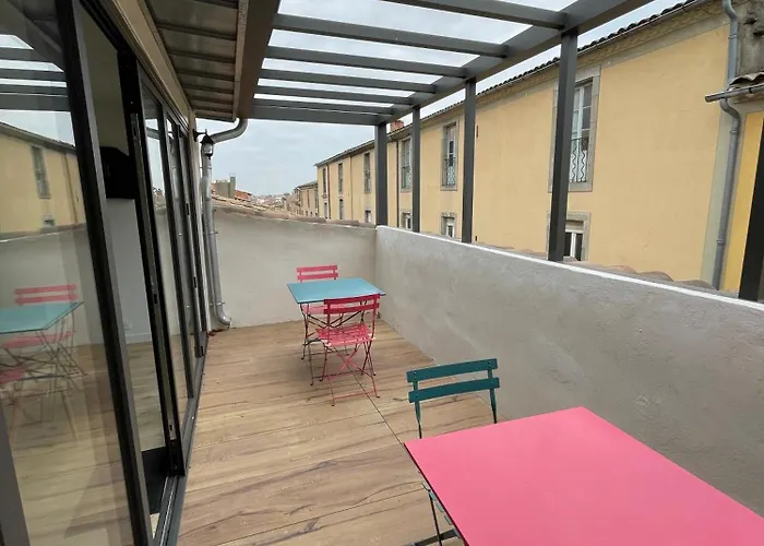 Maison De Renovee - Carc'apparts - Terrasse *